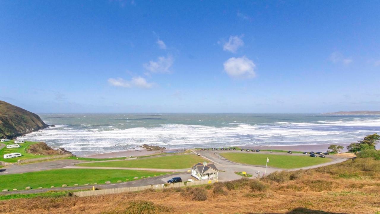 Apartamento Clifton Court Apt 16 With Indoor Heated Pool & Sea Views Croyde Exterior foto